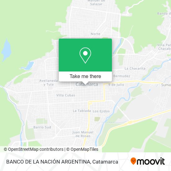 BANCO DE LA NACIÓN ARGENTINA map