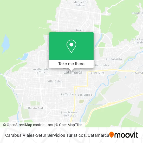 Mapa de Carabus Viajes-Setur Servicios Turisticos