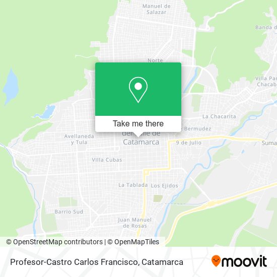 Profesor-Castro Carlos Francisco map