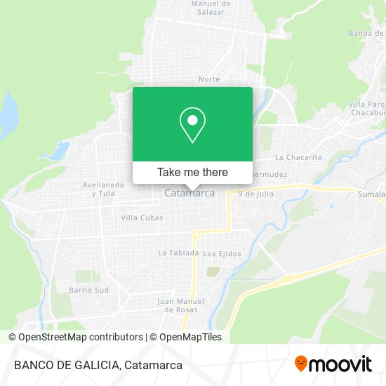BANCO DE GALICIA map