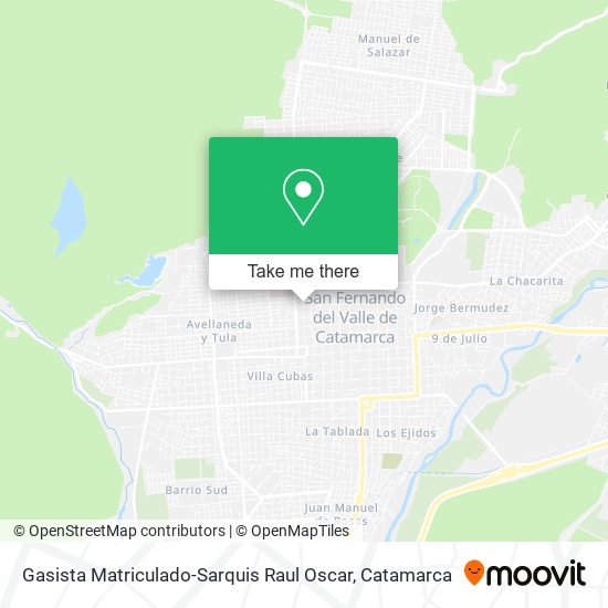 Gasista Matriculado-Sarquis Raul Oscar map