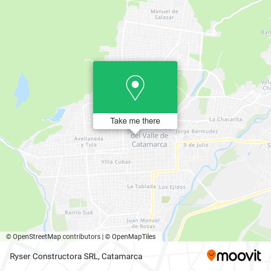 Ryser Constructora SRL map