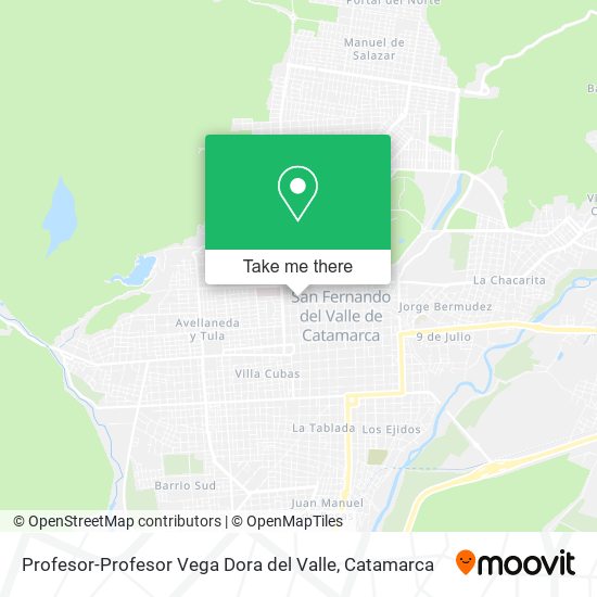 Profesor-Profesor Vega Dora del Valle map