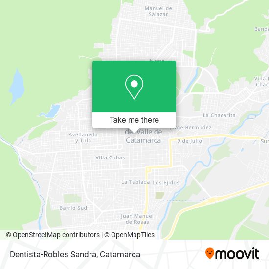 Mapa de Dentista-Robles Sandra