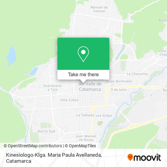 Kinesiologo-Klga. María Paula Avellaneda map