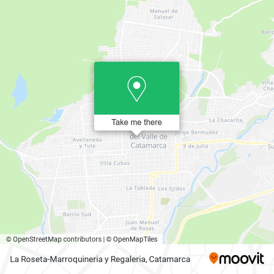 La Roseta-Marroquineria y Regaleria map