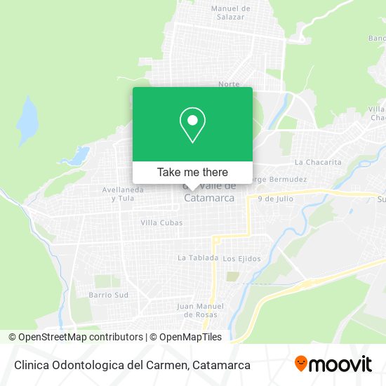 Clinica Odontologica del Carmen map