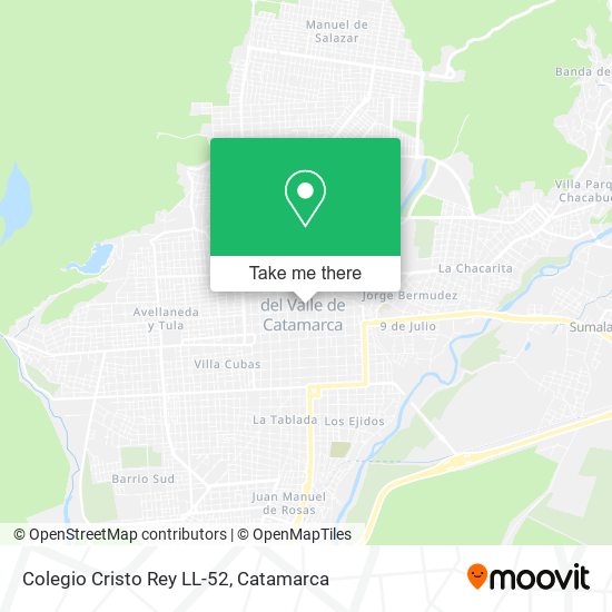 Colegio Cristo Rey LL-52 map