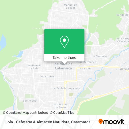 Hola - Cafetería & Almacén Naturista map