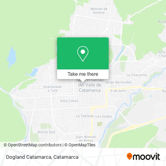 Mapa de Dogland Catamarca