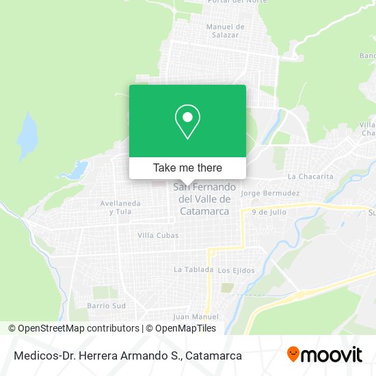 Mapa de Medicos-Dr. Herrera Armando S.