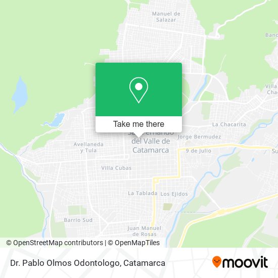 Dr. Pablo Olmos Odontologo map