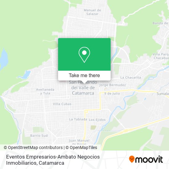 Mapa de Eventos Empresarios-Ambato Negocios Inmobiliarios