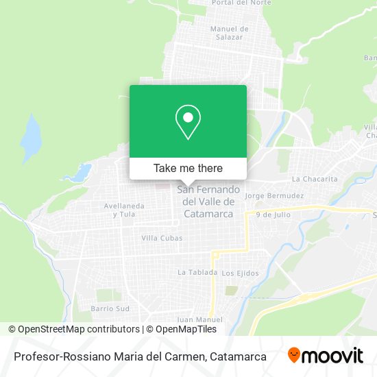 Profesor-Rossiano Maria del Carmen map