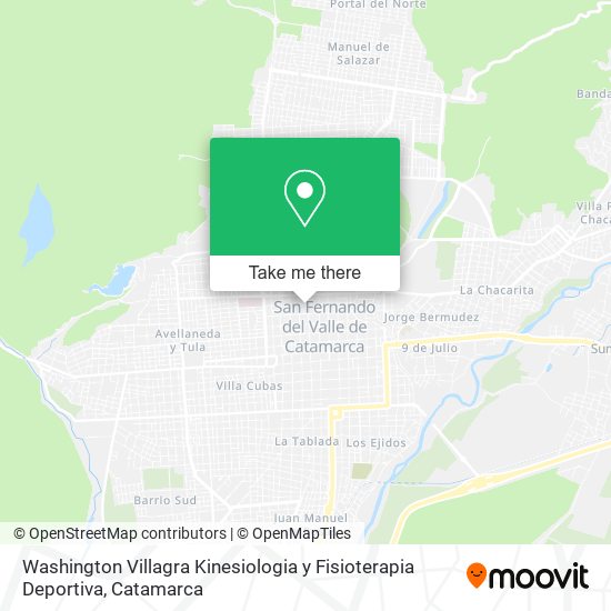 Washington Villagra Kinesiologia y Fisioterapia Deportiva map