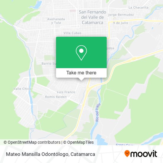 Mateo Mansilla Odontólogo map