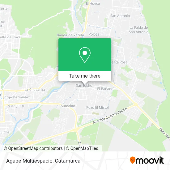 Agape Multiespacio map