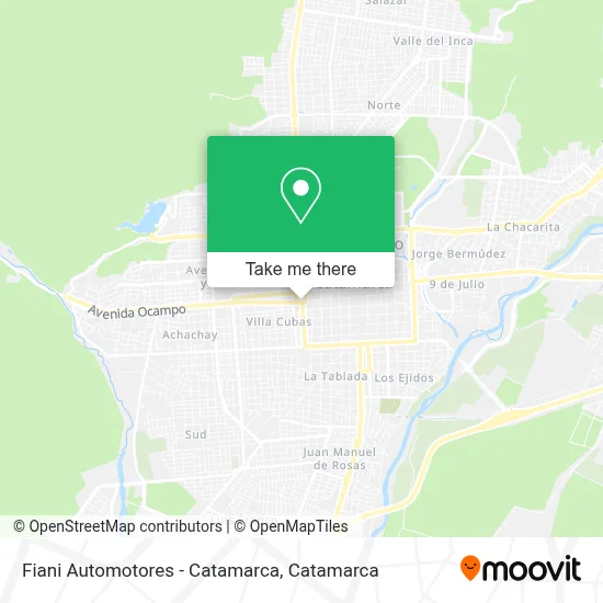 Fiani Automotores - Catamarca map