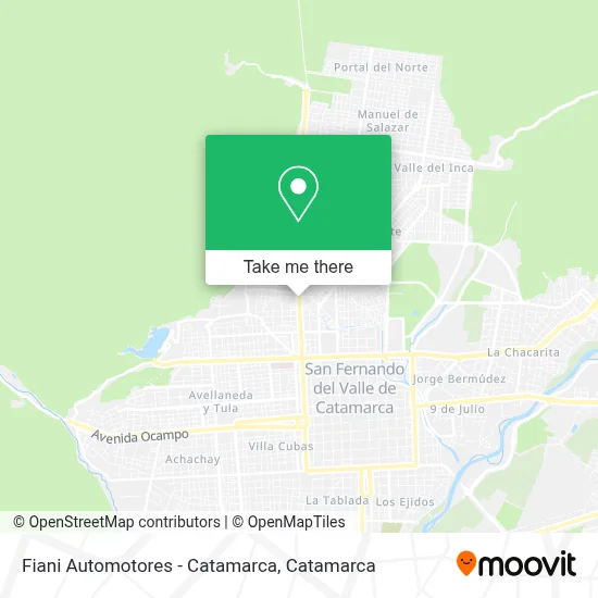 Fiani Automotores - Catamarca map