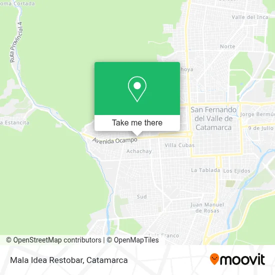 Mala Idea Restobar map