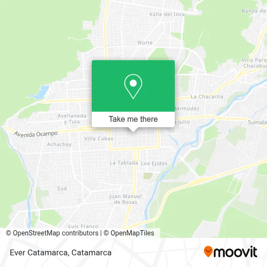 Ever Catamarca map