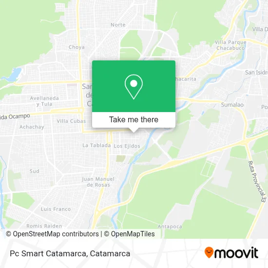 Pc Smart Catamarca map