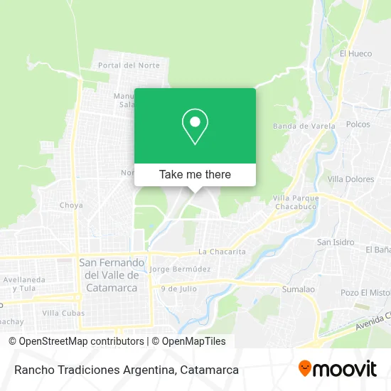 Rancho Tradiciones Argentina map