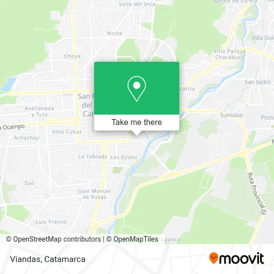 Viandas map