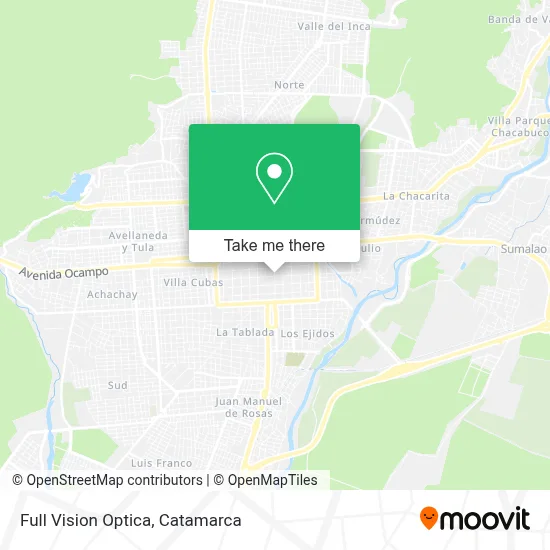 Full Vision Optica map