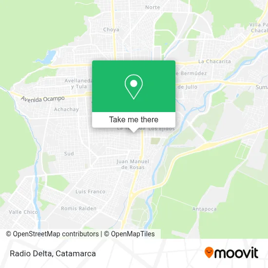 Radio Delta map