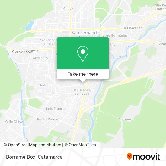 Borrame Box map