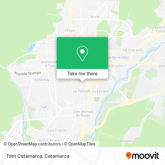 Tdm Catamarca map