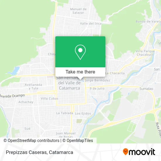 Prepizzas Caseras map
