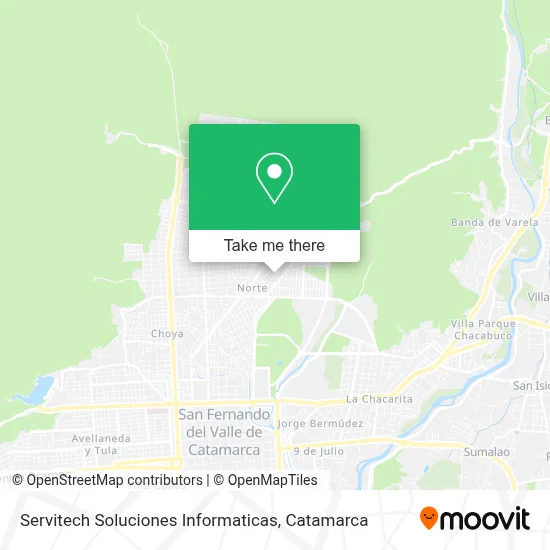 Servitech Soluciones Informaticas map