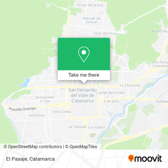 El Pasaje map