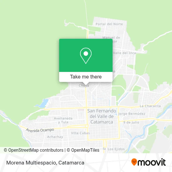 Morena Multiespacio map