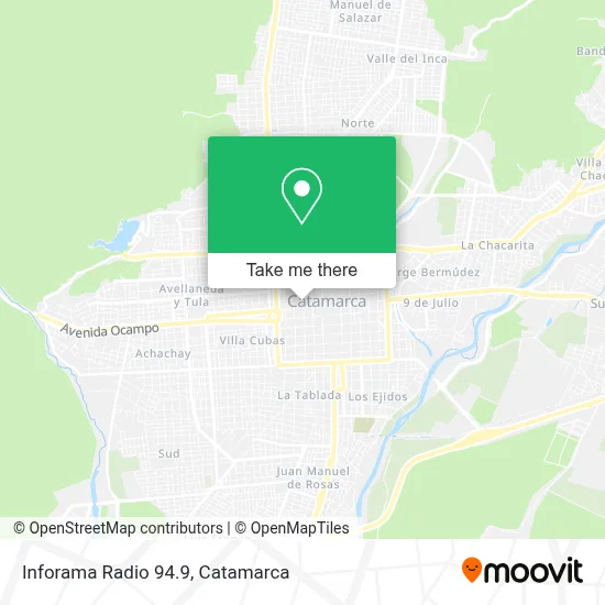 Inforama Radio 94.9 map