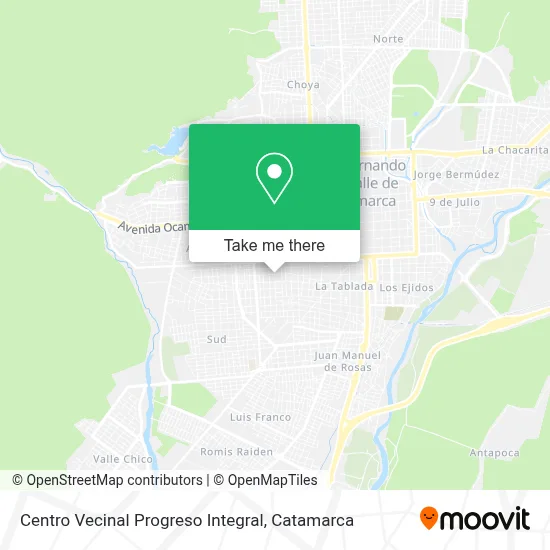 Centro Vecinal Progreso Integral map