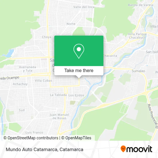 Mundo Auto Catamarca map
