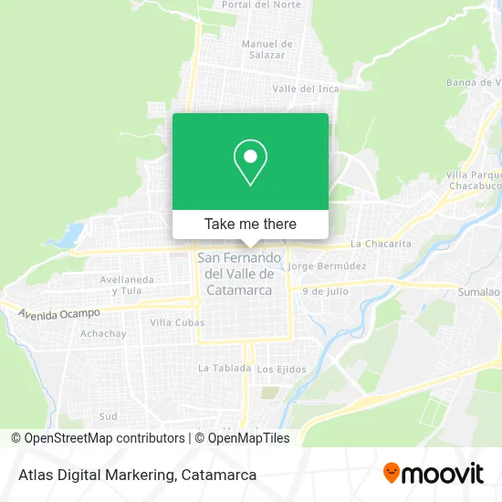 Atlas Digital Markering map