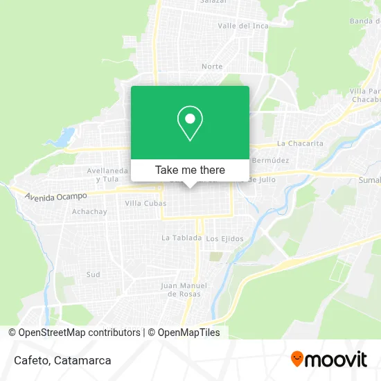 Cafeto map