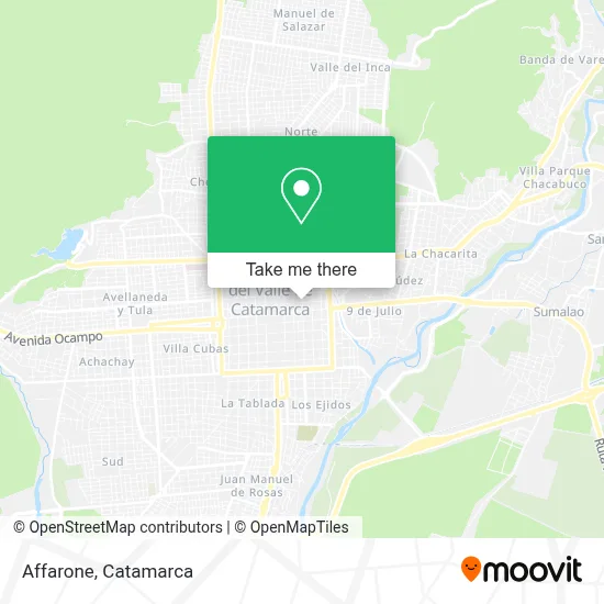 Affarone map