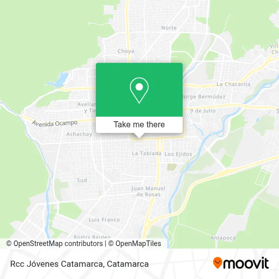 Rcc Jóvenes Catamarca map