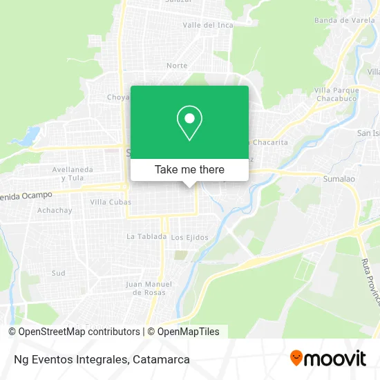 Ng Eventos Integrales map