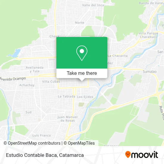 Estudio Contable Baca map