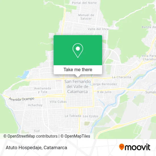 Atuto Hospedaje map
