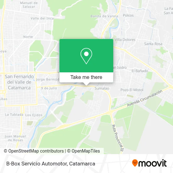 B-Box Servicio Automotor map