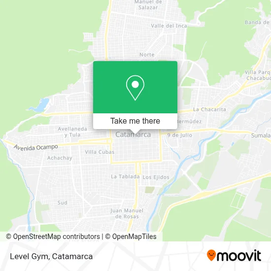 Level Gym map