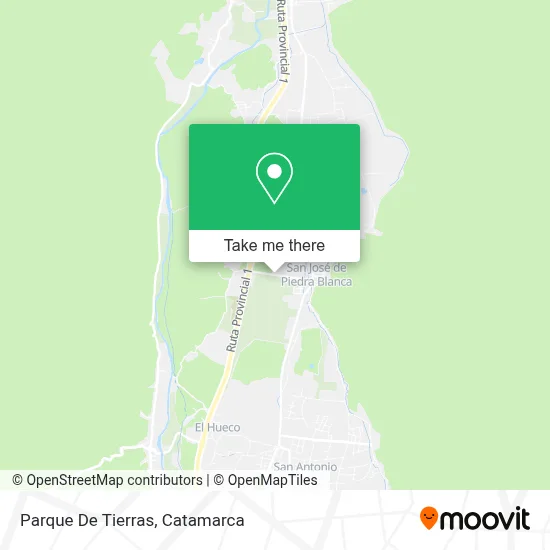 Parque De Tierras map