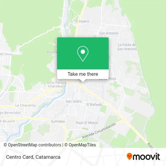 Centro Card map